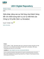 nâng cao sự hài lòng khách hàng dịch vụ xử lý chất thải