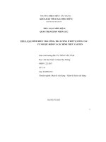 tiểu luận hình thức trả công trả lương ở đơn vị công tác ưu nhược điểm và các hình thức cải tiến