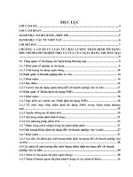 Chuyên đề thực tập tốt nghiệp: Nâng cao chất lượng thẩm định tín dụng đối với doanh nghiệp nhỏ và vừa tại Ngân hàng TMCP Ngoại thương Việt Nam – Chi nhánh Thái Bình