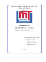 thuyết trình chuyên đề nhà cao tầng