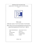 Tiểu Luận Đề Tài Quản Lý Chi Phí Dự Án Trong Giai Đoạn Thực Hiện Dự Án Xây Dựng Bể Bơi Trong Nhà Tại Khu Du Lịch Cửa Lò - Nghệ An.pdf