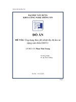 đồ án ứng dụng theo dõi nhiệt độ độ ẩm sử dụng cảm biến dht11
