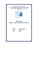 báo cáo thực tập cán bộ kỹ thuật thủ tục pháp lý và thị trường xây dựng tại việt nam