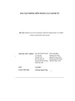 Để Tài  Pháp Luật Về Cấp Giấy Chứng Nhận Đầu Tư Trên Toàn Lãnh Thổ Việt Nam.pdf