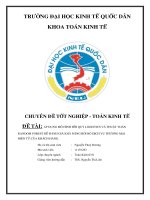 Chuyên đề tốt nghiệp: Áp dụng mô hình hồi quy logistics và thuật toán random forest để đánh giá khả năng rời bỏ dịch vụ thương mại điện tử của khách hàng