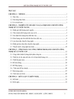 đồ án công nghệ xử lý nước cấp