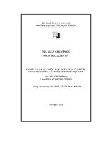 cơ sở lý luận về chiến lược quản lý và quản trị doanh nghiệp tư vấn thiết kế sunjin việt nam