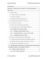 Chuyên đề thực tập: Phát triển dịch vụ Logistics tại công ty TNHH Yusen logistics Việt Nam