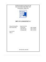 đồ án logistics 1 phân tích lựa chọn phương án vận tải