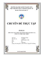 Chuyên đề thực tập: Thúc đẩy xuất khẩu kim loại màu của Công ty TNHH Ngọc Thiên