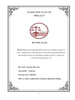 Tiểu luận: Phân tích các biện pháp kiểm soát tài sản, thu nhập của người có chức vụ, quyền hạn ở Việt Nam hiện nay. Đề xuất các giải pháp nâng cao hiệu quả kiểm soát tài sản, thu nhập của người có chức vụ, quyền hạn ở Việt Nam trong thời gian tới?