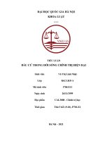 Bầu cử trong đời sống chính trị hiện đại