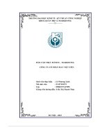 báo cáo thực hành e marketing công ty cổ phần may việt tiến