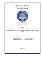 Nghiên cứu sản phẩm Cuộc sống tươi đẹp ưu Việt của Bảo hiểm Manulife Việt Nam và so sánh với sản phẩm Khỏe trọn vẹn của Bảo hiểm AIA Việt Nam