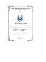 báo cáo thực tập cuối khóa tại ngân hàng tmcp quân đội mb chi nhánh hai bà trưng