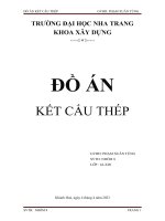 đồ án kết cấu thép thiết kế khung nhà công nghiệp một tầng 2