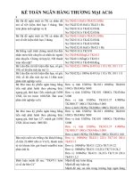 KẾ TOÁN NGÂN HÀNG THƯƠNG MẠI AC16