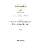 năng lượng mới trên ô tô