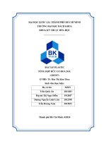 bài tập plastic tổng hợp hữu cơ hoá dầu