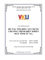 lập trình mạng đề tài tìm hiểu xây dựng chương trình điều khiển máy tính từ xa