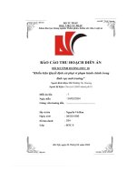 báo cáo thu hoạch diễn án hồ sơ tình huống đtc 10 khiếu kiện quyết định xử phạt vi phạm hành chính trong lĩnh vực môi trườn