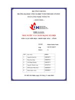 tiểu luận nhà nước và cách mạng xã hội