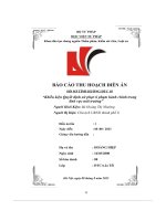 báo cáo thu hoạch diễn án hồ sơ tình huống đtc 10 khiếu kiện quyết định xử phạt vi phạm hành chính trong lĩnh vực môi trường