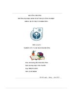 tiểu luận 1 nghiên cứu và dự báo thị trường ngân hàng tmcp á châu