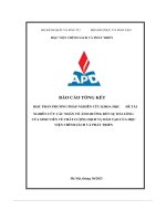 nghiên cứu các nhân tố ảnh hưởng đến sự hài lòng của sinh viên về chất lượng dịch vụ đào tạo của học viện chính sách và phát triển