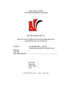 bài thu hoạch diễn án giải quyết các vụ án dân sự ls ds 06 b3 th1 da2 ds tranh chấp quyền sử dụng đất