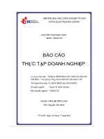 báo cáo thực tập doanh nghiệp cơ quan thực tập công ty tnhh bảo hiểm nhân thọ dai ichi việt nam văn phòng tổng đại lý dai ichi life quận 12c