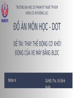 đồ án môn học dot đề tài thay thế động cơ khởi động của xe máy bằng bldc