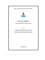 vi phạm về quyền tác giả tại việt nam thực trạng và một số gợi mở hoàn thiện