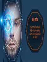đề tài phát triển phần mềm qua nhận dạng khuôn mặt và mắt