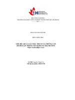 chủ đề quy luật mâu thuẫn và những vấnđề đối lập trong nền kinh tế thị trườngviệt nam hiện nay