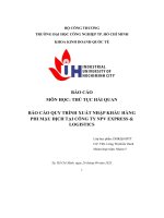 báo cáo quy trình xuất nhập khẩu hàngphi mậu dịch tại công ty npv express logistics