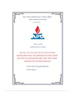 Tiểu Luận Chính Sách Công Từ Lý Luận Về Các Yếu Tố Ảnh Hưởng Đến Thực Thi Chính Sách Công, Phân Tích Yếu Tố Ảnh Hưởng Đến Việc Thực Hiện Nghị Quyết Đại Hội Chi Đoàn.pdf