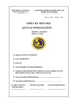 đề tài thiết kế hệ thống treo cầu sau loại độc lập hai đòn không bằng nhau trên xe ô tô con