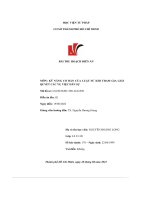 bài thu hoạch diễn án kỹ năng cơ bản của luật sư khi tham gia giải quyết các vụ việc dân sự mã hồ sơ ls ds 06 b3 th1 da2 ds
