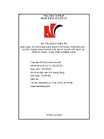 bài thu hoạch diễn án kỹ năng đại diện ngoài tố tụng tham gia giải quyết tranh chấp ngoài toà án và cung cấp dịch vụ pháp lý khác học phần cơ bản ls 4