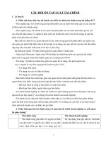 Câu hỏi ôn tập môn Luật Tài chính - UL