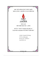 đề tài vấn đề tội phạm công nghệ cao từ góc nhìn của cặp phạm trù tất nhiên và ngẫu nhiên