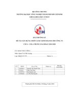 tiểu luận đề tài xây dựng chiến lược kinh doanh cho công tycoca cola trong giai đoạn 2024 2028