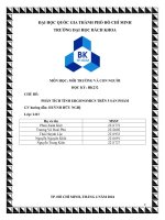 MÔN HỌC MÔI TRƯỜNG VÀ CON NGƯỜI CHỦ ĐỀ PHÂN TÍCH TÍNH ERGONOMICS TRÊN 5 SẢN PHẨM