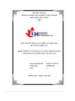 tiểu luận tìm hiểu về ứng dụng của công nghệ số trong nghành kế toán kiểm toán tại việt nam