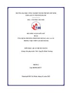 tiểu luận ứng dụng phương pháp bán hàng l o c a t e trong việc tiếp cận bán hàng