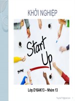 Dự Án khởi nghiệp - Đề tài: Xa rời thế giới Ảo - Dùng Điện thoại 1 cách thông minh