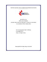 tiểu luận chủ đề phân tích ma trận bcg và đề xuất giải pháp tại tập đoàn công nghệ apple