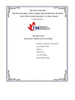 báo cáo đề tài quy trình sản xuất kẹo