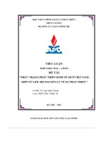 đề tài thực trạng phát triển kinh tế số ở việt nam nhìn từ góc độ nguyên lý về sự phát triểnnhìn từ giác độ cặp phạm trù bản chất hiện tượng